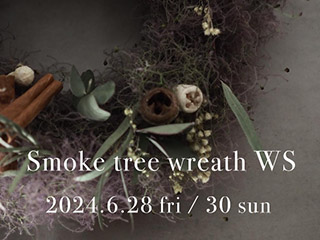 スモークツリーのリースworkshop 6/28(金)・30(日) スモークツリーのリースworkshop 6/28(金)・30(日)