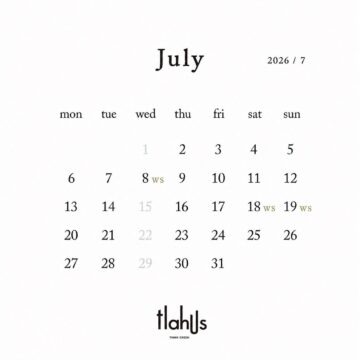 7月の予定 7月の予定